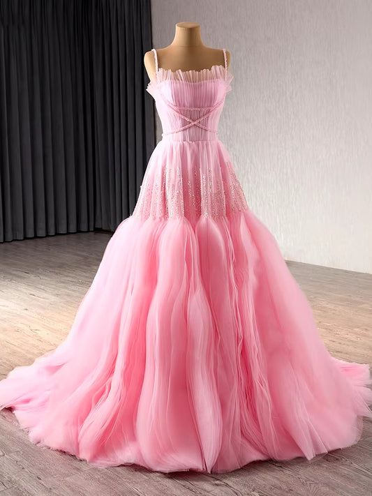 Custom The Pink Dress for H-in 3 feet train