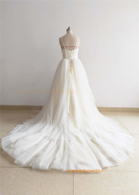 Cream Pearls Photo shoot Dress