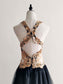 Black And Rose Gold Wedding Party Dress