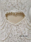 Ivory Lace Embellished Short Wedding Dress