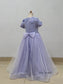 Lavender Pearls Lace Flower Girl Dress/Girl Party Dress