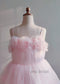 Pink Tulle Flower Girl Dress