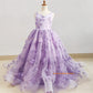 Lavender Lace Tulle Flower Girl Dress