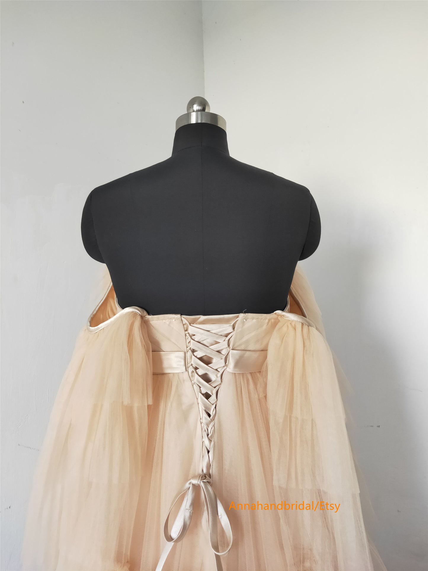 Champagne Mom and Kids Dress