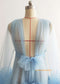 Baby Blue Maternity Dress/Photo Shoot Dress/Baby Shower Dress