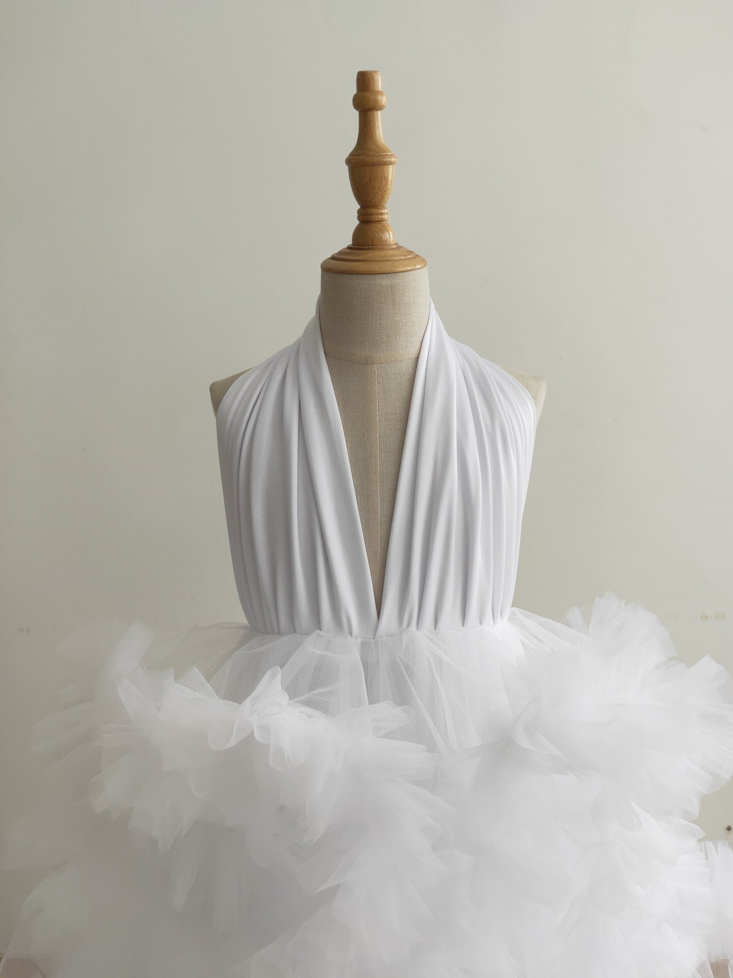 White Kid Photoshoot Dress/Mom and Me Baby Shower Dress
