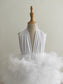 White Kid Photoshoot Dress/Mom and Me Baby Shower Dress
