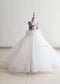 Sparkly Embroidery Lace Tulle Little Girl Dress