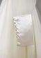 Cream Satin Tulle Photo Shot Dress
