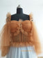 Colorful Tulle Ruffled Photoshot Dress