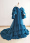 Teal Tulle Photo Shoot Dress