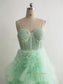 Mint Green Pearls Sexy Photo Shot Dress/Prom Dress