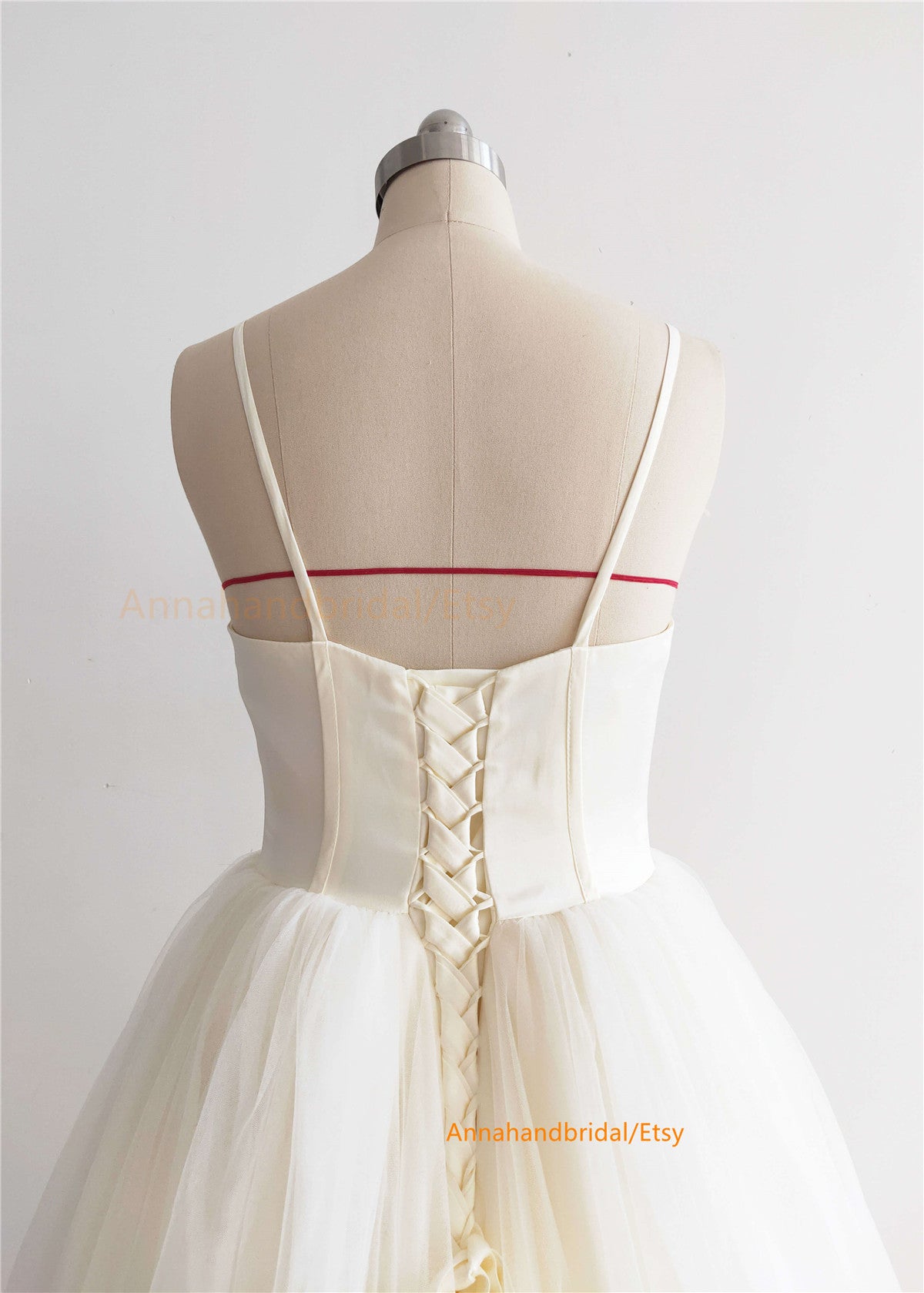 Cream Pearls Photo shoot Dress